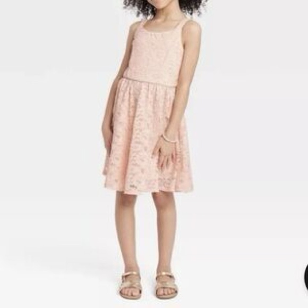 Zenzie Girl’s Tiered Lace A-line Dress